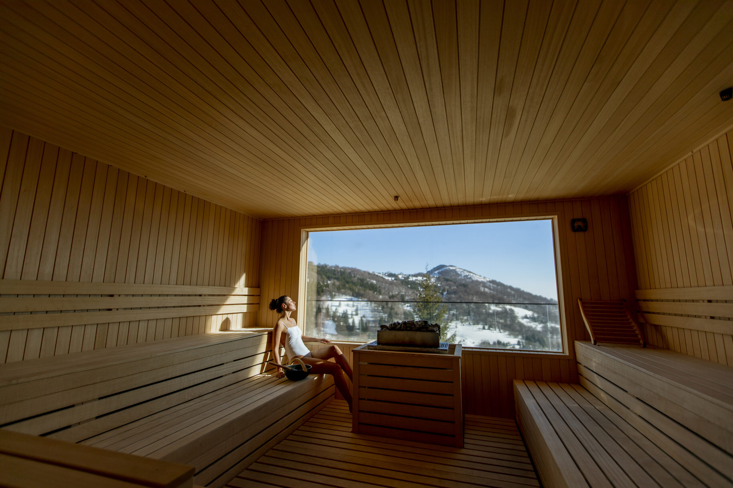 zimowa sauna